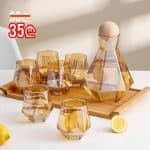 6 ჭიქა + 1 დოქი